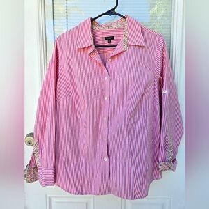 Talbots button down blouse 14WP
